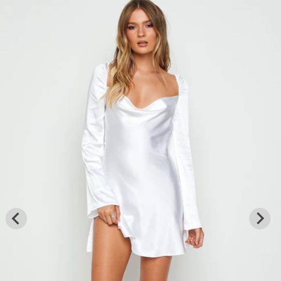 NWT Beginning Boutique white dress - Picture 2 of 3